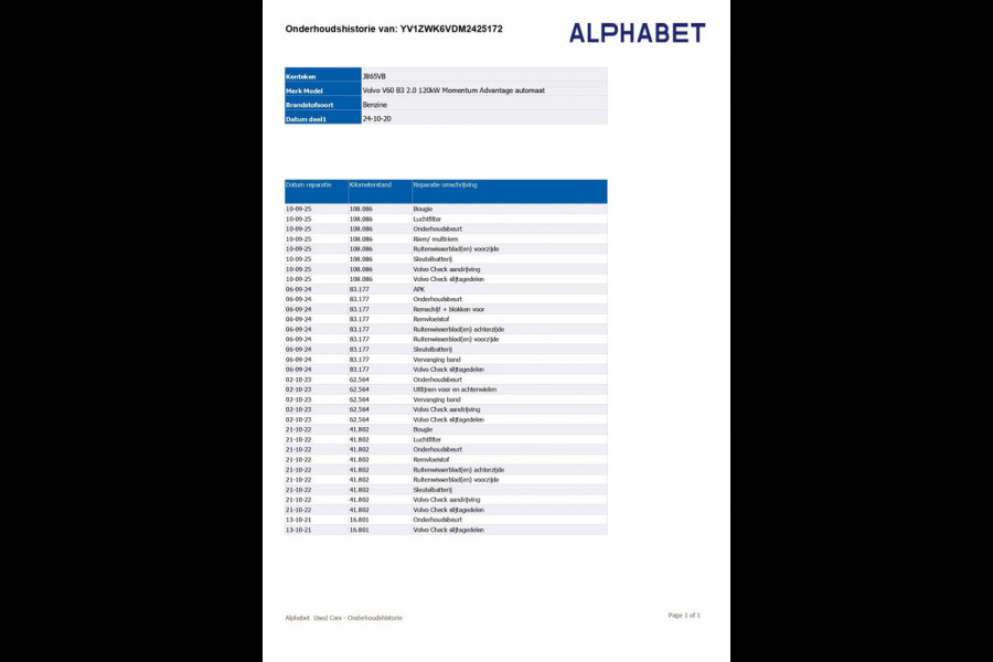 Volvo V60 2.0 B3 Momentum Advantage | Camera | Trekhaak | Apple Carplay | Cruise Control |