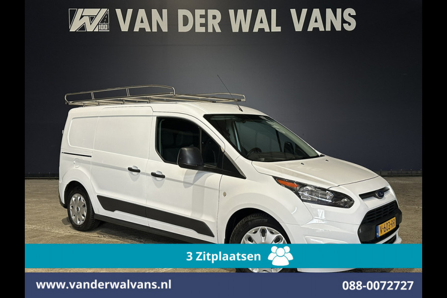 Ford Transit Connect 1.5 TDCI 101pk L2H1 Inrichting Euro6 Airco | 3-Zits | Imperiaal | Trekhaak Cruisecontrol, Verwarmde voorruit, Bijrijdersbank