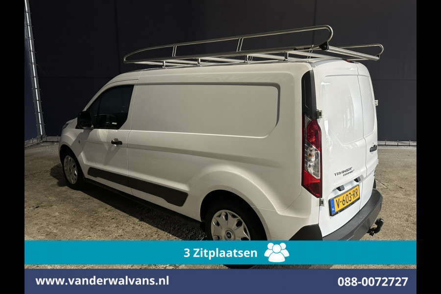 Ford Transit Connect 1.5 TDCI 101pk L2H1 Inrichting Euro6 Airco | 3-Zits | Imperiaal | Trekhaak Cruisecontrol, Verwarmde voorruit, Bijrijdersbank