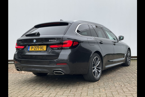 BMW 5 Serie Touring 530e M-Sport Leer Memory Laser Adapt.Cr Sfeer PHEV Business Edition Plus Plug-in