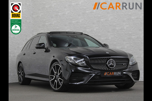 Mercedes-Benz E-Klasse Estate 53 AMG 4MATIC | Luchtvering | Carbon | 360 View | Burmester | Panorama | Distronic+ | Memory | Multibeam-LED | Luchtvering | Leder | Widescreen | Trekhaak | Sfeerverlichting | Night-Pakket | 20'' | Carplay | Stoelverwarming |