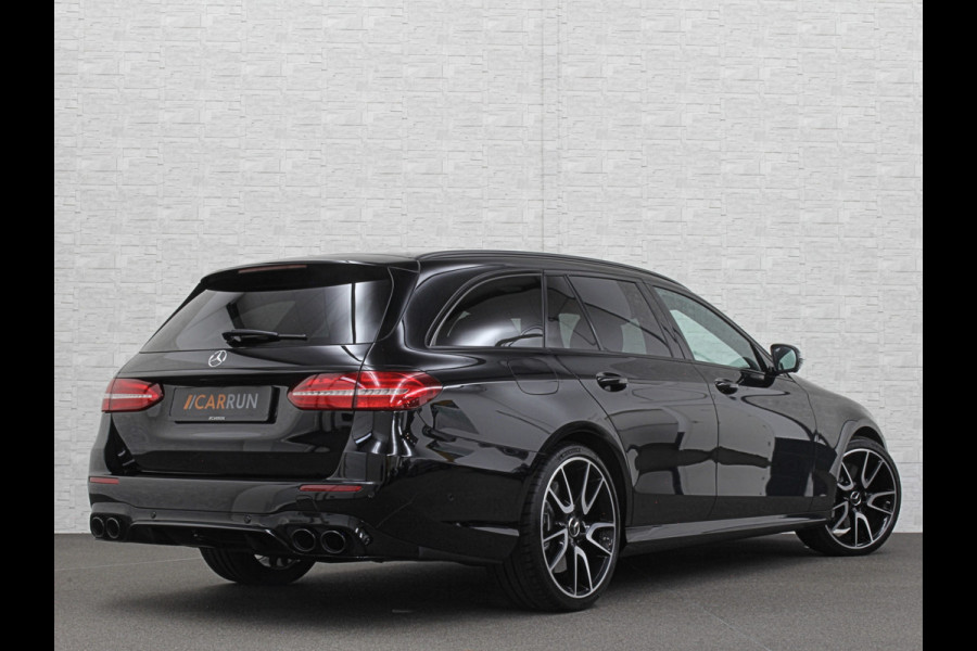 Mercedes-Benz E-Klasse Estate 53 AMG 4MATIC | Luchtvering | Carbon | 360 View | Burmester | Panorama | Distronic+ | Memory | Multibeam-LED | Luchtvering | Leder | Widescreen | Trekhaak | Sfeerverlichting | Night-Pakket | 20'' | Carplay | Stoelverwarming |