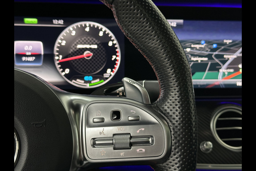 Mercedes-Benz E-Klasse Estate 53 AMG 4MATIC | Luchtvering | Carbon | 360 View | Burmester | Panorama | Distronic+ | Memory | Multibeam-LED | Luchtvering | Leder | Widescreen | Trekhaak | Sfeerverlichting | Night-Pakket | 20'' | Carplay | Stoelverwarming |