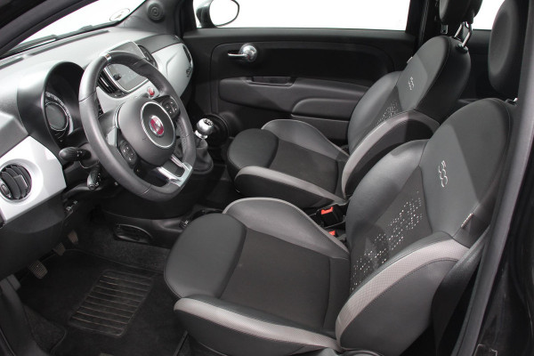 Fiat 500 1.0 Hybrid Sport Connect Navigatie Apple Carplay/Android Auto Half Lederen Bekleding Airco Dab Led Cruise Control Lichtmetalen Velgen