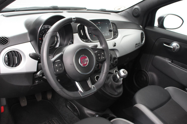 Fiat 500 1.0 Hybrid Sport Connect Navigatie Apple Carplay/Android Auto Half Lederen Bekleding Airco Dab Led Cruise Control Lichtmetalen Velgen