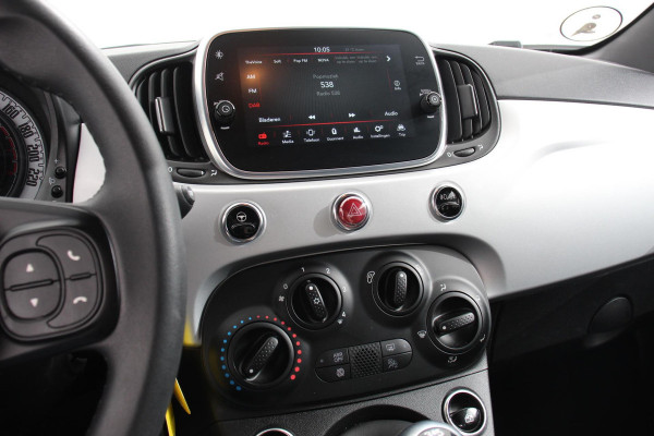 Fiat 500 1.0 Hybrid Sport Connect Navigatie Apple Carplay/Android Auto Half Lederen Bekleding Airco Dab Led Cruise Control Lichtmetalen Velgen