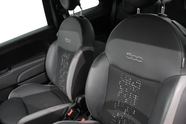 Fiat 500 1.0 Hybrid Sport Connect Navigatie Apple Carplay/Android Auto Half Lederen Bekleding Airco Dab Led Cruise Control Lichtmetalen Velgen