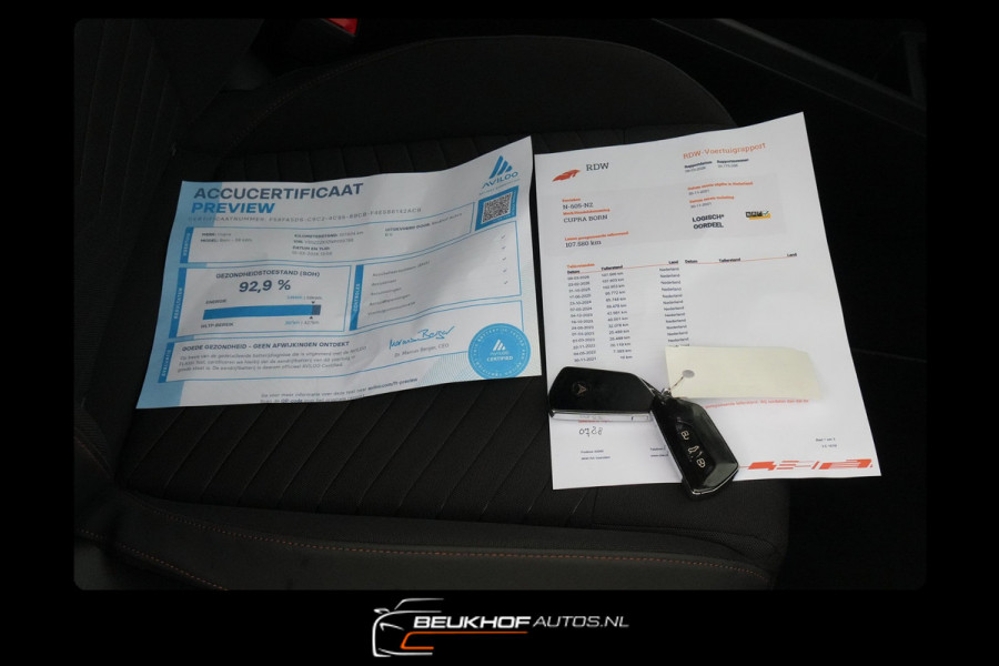 CUPRA Born Business One 62 kWh Carplay Cruise Camera Soh93%