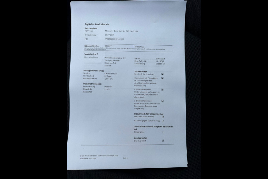 Mercedes-Benz Sprinter 316 CDI L2H2 /Camera /Airco /Cruise /apple carplay