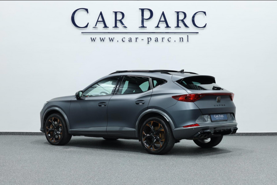CUPRA Formentor 2.0 TSI 4DRIVE 310+PK MATT/LED/VIRTUAL/SFEER/PANO/STUUR+S.VERWARMING+MEMORY/19"/KEYLESS/CAM/ACC/12 MDN GARANTIE