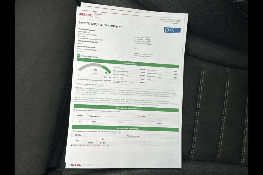 Mercedes-Benz EQC 400 4MATIC Business Solution AMG 80 kWh VAN € 35.900,- VOOR € 31.877,- UW LENTEVOORDEEL € 4.023,-! | SOH 94% | ADAPTIVE CRUISE CONTROL| ELEK. ACHTERKLEP| CAMERA| COMPLETE AUTO|