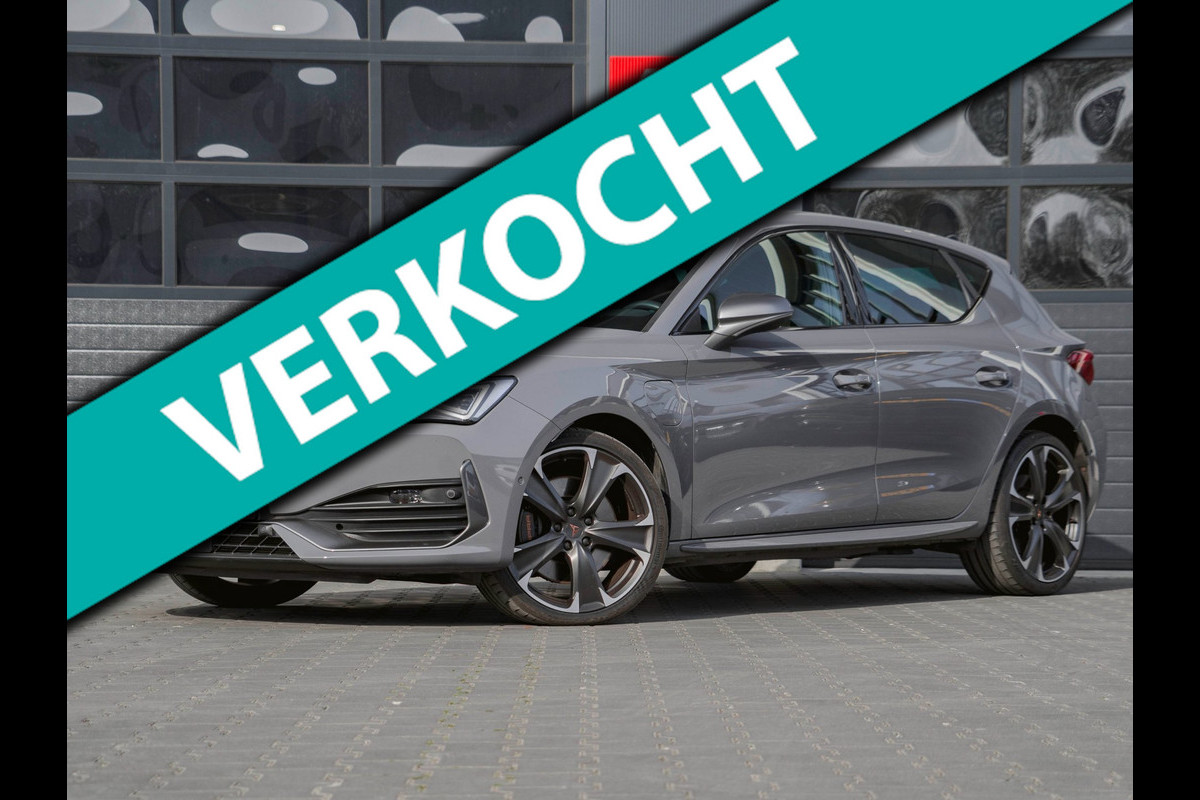 CUPRA Leon 1.4 e-Hybrid VZ Business Cupra-knop|Camera|Kuipstoelen|Carplay|Sfeerverlichting