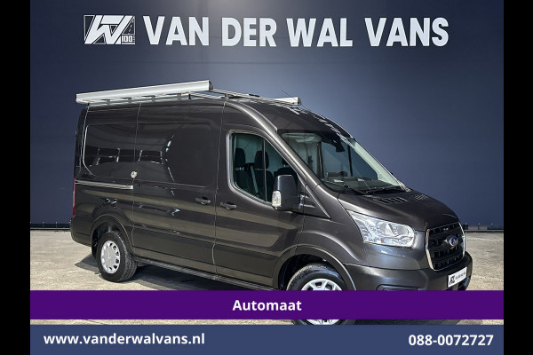 Ford Transit 2.0 TDCI 170pk Automaat L2H2 inrichting Euro6 Airco | Navigatie | Camera | Trekhaak | Imperiaal | Apple Carplay Cruisecontrol, Android Auto, Verwarmde voorruit, Trap, Parkeersensoren, Bijrijdersbank