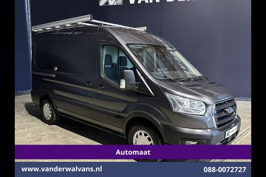 Ford Transit 2.0 TDCI 170pk Automaat L2H2 inrichting Euro6 Airco | Navigatie | Camera | Trekhaak | Imperiaal | Apple Carplay Cruisecontrol, Android Auto, Verwarmde voorruit, Trap, Parkeersensoren, Bijrijdersbank