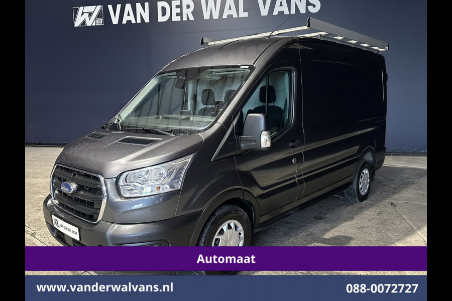 Ford Transit 2.0 TDCI 170pk Automaat L2H2 inrichting Euro6 Airco | Navigatie | Camera | Trekhaak | Imperiaal | Apple Carplay Cruisecontrol, Android Auto, Verwarmde voorruit, Trap, Parkeersensoren, Bijrijdersbank