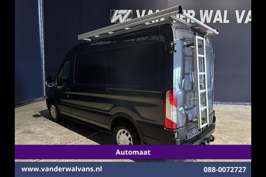 Ford Transit 2.0 TDCI 170pk Automaat L2H2 inrichting Euro6 Airco | Navigatie | Camera | Trekhaak | Imperiaal | Apple Carplay Cruisecontrol, Android Auto, Verwarmde voorruit, Trap, Parkeersensoren, Bijrijdersbank