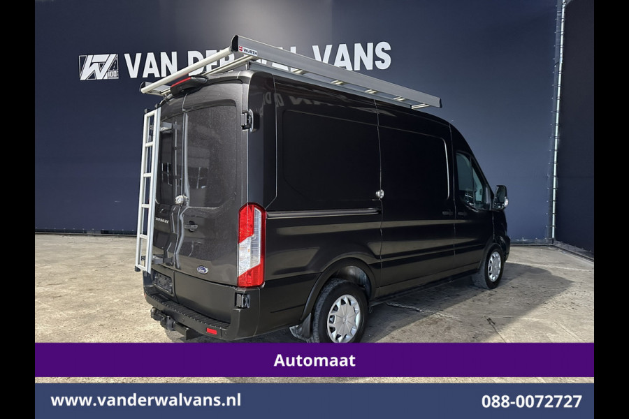 Ford Transit 2.0 TDCI 170pk Automaat L2H2 inrichting Euro6 Airco | Navigatie | Camera | Trekhaak | Imperiaal | Apple Carplay Cruisecontrol, Android Auto, Verwarmde voorruit, Trap, Parkeersensoren, Bijrijdersbank