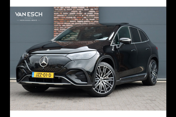 Mercedes-Benz EQE SUV 350 4MATIC AMG Line 91 kWh | Distronic+ | Panoramadak | Memory | Burmester | Digital Light | Surround Camera | 22kW | Warmtepomp | Keyless Go |