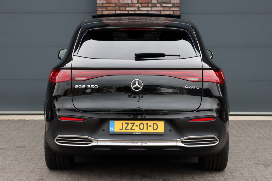 Mercedes-Benz EQE SUV 350 4MATIC AMG Line 91 kWh | Distronic+ | Panoramadak | Memory | Burmester | Digital Light | Surround Camera | 22kW | Warmtepomp | Keyless Go |