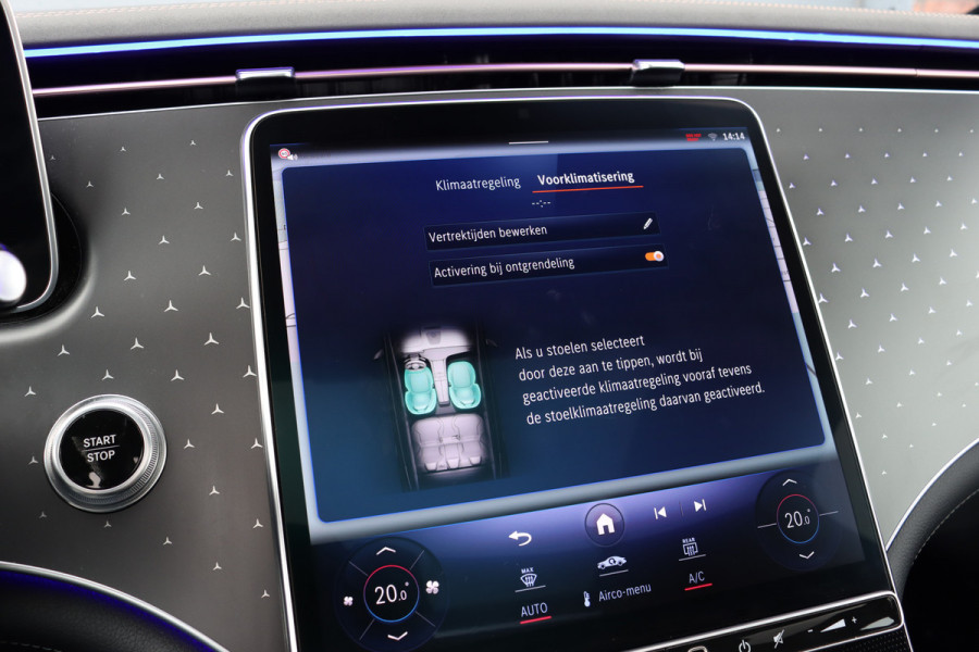 Mercedes-Benz EQE SUV 350 4MATIC AMG Line 91 kWh | Distronic+ | Panoramadak | Memory | Burmester | Digital Light | Surround Camera | 22kW | Warmtepomp | Keyless Go |
