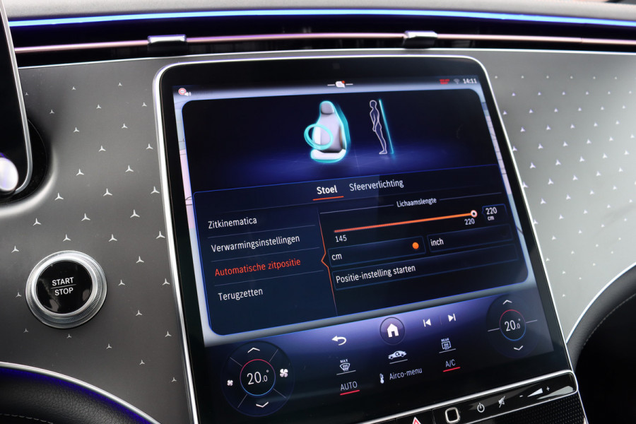 Mercedes-Benz EQE SUV 350 4MATIC AMG Line 91 kWh | Distronic+ | Panoramadak | Memory | Burmester | Digital Light | Surround Camera | 22kW | Warmtepomp | Keyless Go |