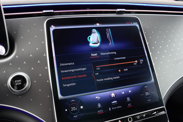 Mercedes-Benz EQE SUV 350 4MATIC AMG Line 91 kWh | Distronic+ | Panoramadak | Memory | Burmester | Digital Light | Surround Camera | 22kW | Warmtepomp | Keyless Go |