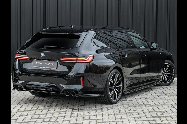 BMW 5 Serie Touring 530e Xdrive 300pk M Sport | Shadowline | Comfort access | Bowers&Wilkins | Iconic grill | Active cruise | 360 camera | Ambiance | El. trekhaak