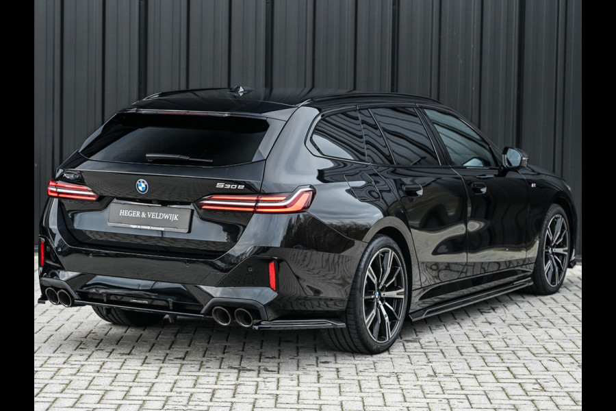 BMW 5 Serie Touring 530e Xdrive 300pk M Sport | Shadowline | Comfort access | Bowers&Wilkins | Iconic grill | Active cruise | 360 camera | Ambiance | El. trekhaak