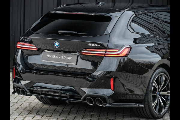 BMW 5 Serie Touring 530e Xdrive 300pk M Sport | Shadowline | Comfort access | Bowers&Wilkins | Iconic grill | Active cruise | 360 camera | Ambiance | El. trekhaak