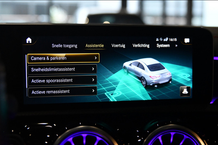 Mercedes-Benz CLA-Klasse AMG 35 4MATIC Aero. Schaal, Perf Stuur, Burm, Keyless, Camera, CarPlay, Sfeer!