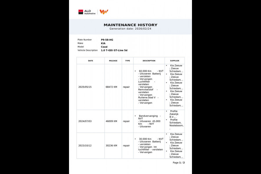 Kia Ceed 1.0 T-GDi GT-Line|DIGITAL COCKPIT|PANORAMADAK|APPLE CARPLAY+ANDROID|STOEL+STUURVERW|CAMERA|CLIMA+CRUISE|NAV|NAP|NL|1e EIG