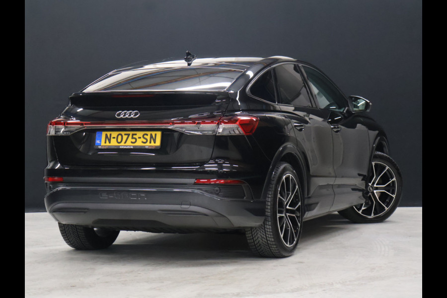Audi Q4 Sportback e-tron 40 Launch edition Advanced Plus 77 kWh [TREKHAAK INKLAPBAAR, MEMORY SEATS, APPLE CARPLAY, ANDROID, STUURVERWARMING, ADAPTIVE CRUISE, CAMERA, STOELVERWARMING, PDC V+A, CLIMATE, NIEUWSTAAT]