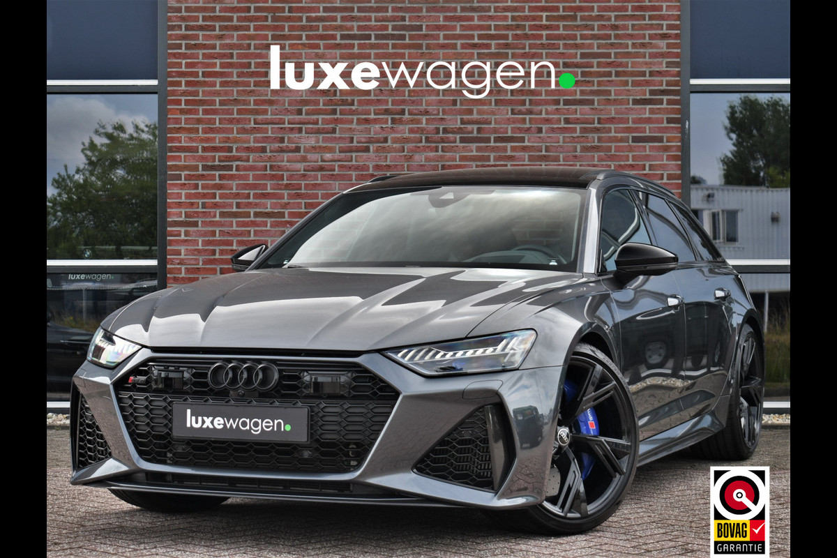 Audi RS6 Avant 4.0 TFSI quattro Dyn+ B&O-high Carbon Pano Ceramic HUD Alc-hemel Softclose Stoelvent