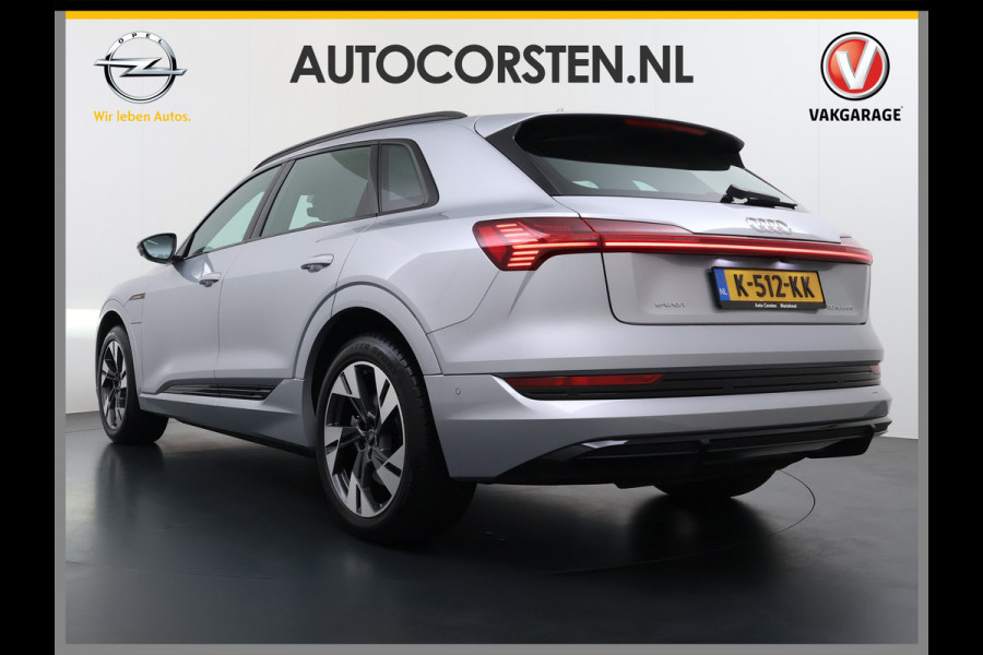 Audi e-tron Quattro S-Line Pano-dak Luchtvering Sportstoelen Zwarte-Hemel PTC Apple Carplay Androi Auto Leder/Alcantara Memory Navi Camera P SOH 91% Stoelverwarming Led Elek.Stoelen DAB Elek.Achterklep Keyless Dealeronderhouden Origineel Nederlandse Auto Zeer Compleet