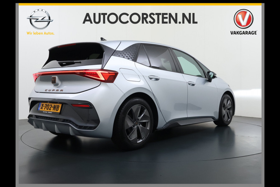 CUPRA Born Edition 62kWh 3 Fase Navi Ecc Apple Carplay Android 18"lm Adaptive-Cruise Pdc SOH 93% Stoel+Stuurverwarming Privacy Glas Lmv Led Isofix DAB Bluetooth Rijstrooksensor 1e Eigenaar Origineel Nederlandse Auto Dealeronderhouden 11kw laden thuis