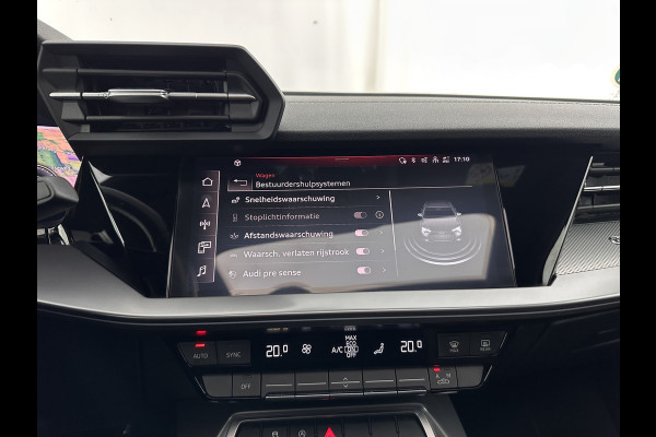 Audi A3 Limousine 35 TFSI S-edition (INCL-BTW) Aut. *PANO | ADAPTIVE-CRUISE | LEATHER-FABRIC | FULL-LED | DIGI-COCKPIT | AMBIENT-LIGHT | SPORT-SEATS | DIGI-COCKPIT | NAVI-FULLMAP | PRIVACY-GLASS | SHIFT-PADDLES | DAB+ | ECC | P