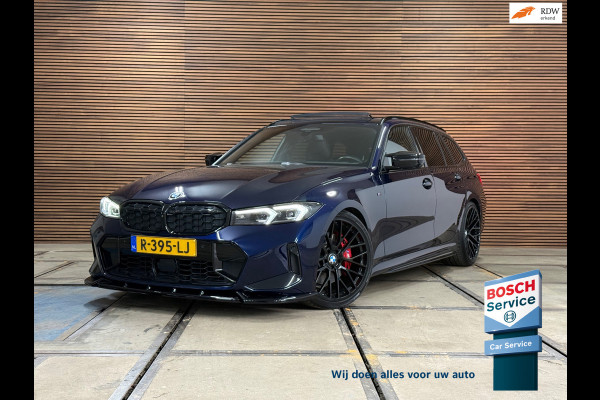 BMW 3 Serie Touring M340i xDrive LCI M-Sport Pro | FaceLift BOMvol!| M-Performance | Maxton Design | Tansaniet Blauw Individual |