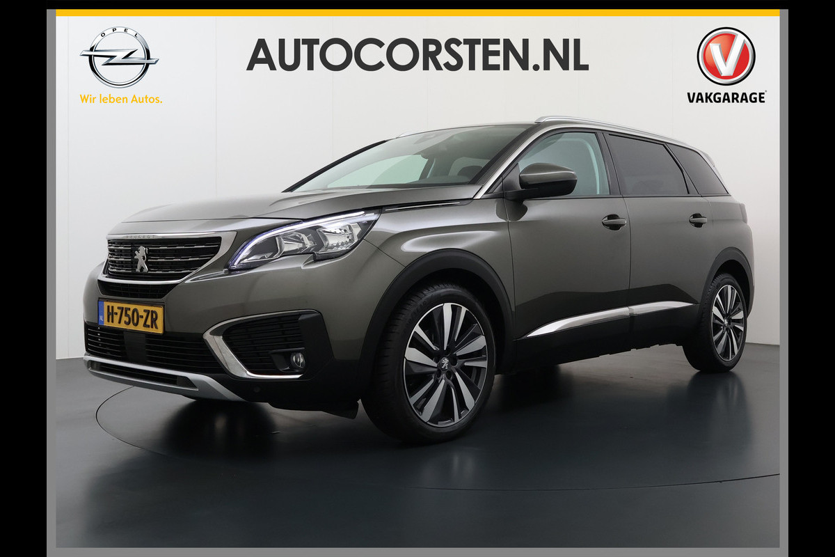 Peugeot 5008 T131pk AUT-8 7-Pers. 360°Camera Apple Carplay Android Pdc Navi Connected Services 1/2 Leer Ecc Cruise Control Blue Premium Avant Isofix Privacy Glas Lmv Led Elek.Achterklep Regen-Lichtsensor Keyless DAB+ EURO6 Dealeronderhouden Origineel Nederlandse Auto € 41.000 nieuw