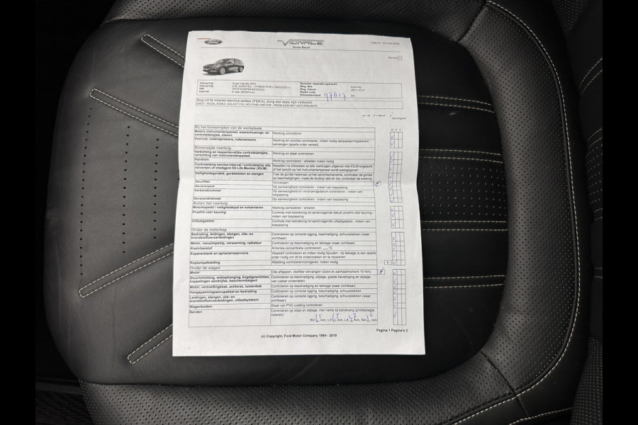 Ford Kuga 2.5 PHEV Vignale (Plug-In) (INCL-BTW) Aut. *LEATHER | DIGI-COCKPIT | FULL-LED | KEYLESS | CAMERA | DAB | CARPLAY | NAVI-FULLMAP | MEMORY-PACK | HEATED-COMFORTSEATS | PRIVACYGLASS | TOWBAR | LANE-ASSIST | 18''ALU*