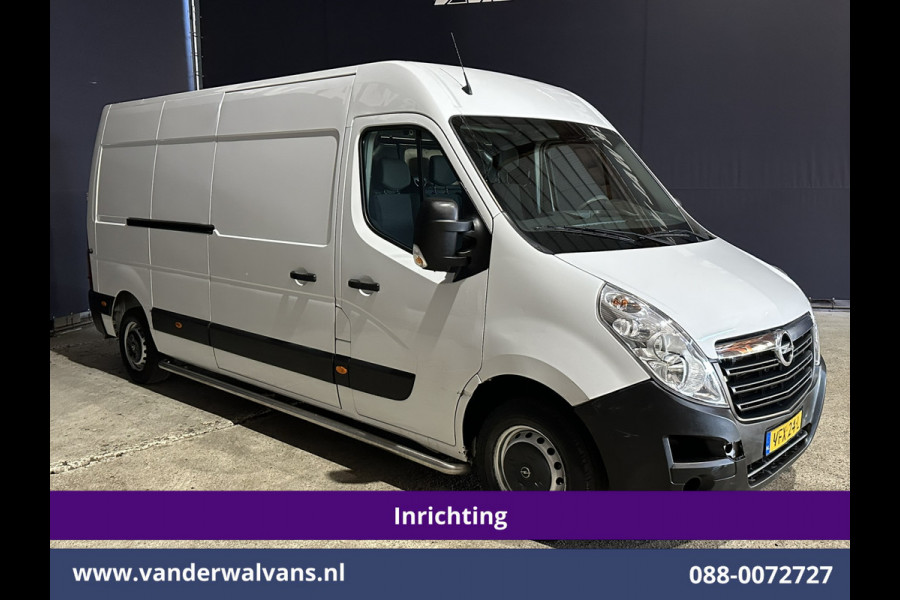 Opel Movano 2.3 CDTI L3H2 *Post NL inrichting* Euro6 Airco | Camera | Navigatie | Cruisecontrol Sidebars, Schappen, 270 graden achterdeuren, bijrijdersbank