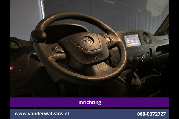 Opel Movano 2.3 CDTI L3H2 *Post NL inrichting* Euro6 Airco | Camera | Navigatie | Cruisecontrol Sidebars, Schappen, 270 graden achterdeuren, bijrijdersbank