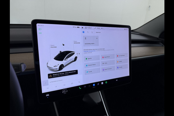 Tesla Model 3 SR+ 325PK AutoPilot Leer Pano-Dak Adaptive Cruise Lmv 18" Camera's Elektr.-Stuur+Stoelen+Spiegels+Geheugen+Easy-Entry+Verwarmde  Soh 85% Ecc Navi Led DAB Voorverwarmen interieur via App Keyless One-Pedal-Drive 1e Eigenaar Origineel Nederlands Fabrieksgarantie op Accu en Motor tot 28-9-2028/160.000KM