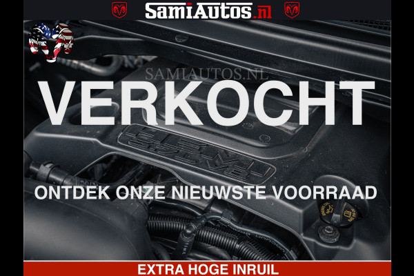 Dodge Ram SPORT | 5.7 V8 4x4 HEMI | PANORAMA DAK | GROOTSCHEM 12 INCH | LPG | Patriot Blue CREW CAB | DUBBELE CABINE | 5 PERSOONS | DC | VOORRAAD NR 2557 - 3328