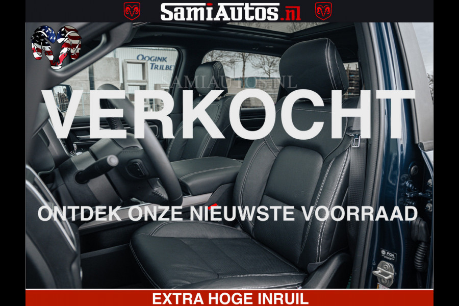 Dodge Ram SPORT | 5.7 V8 4x4 HEMI | PANORAMA DAK | GROOTSCHEM 12 INCH | LPG | Patriot Blue CREW CAB | DUBBELE CABINE | 5 PERSOONS | DC | VOORRAAD NR 2557 - 3328
