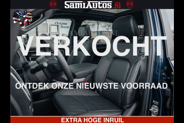 Dodge Ram SPORT | 5.7 V8 4x4 HEMI | PANORAMA DAK | GROOTSCHEM 12 INCH | LPG | Patriot Blue CREW CAB | DUBBELE CABINE | 5 PERSOONS | DC | VOORRAAD NR 2557 - 3328