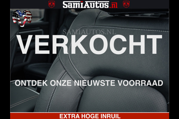 Dodge Ram SPORT | 5.7 V8 4x4 HEMI | PANORAMA DAK | GROOTSCHEM 12 INCH | LPG | Patriot Blue CREW CAB | DUBBELE CABINE | 5 PERSOONS | DC | VOORRAAD NR 2557 - 3328