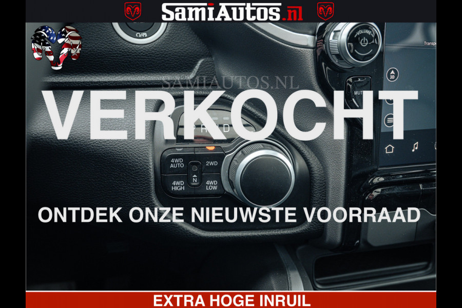 Dodge Ram SPORT | 5.7 V8 4x4 HEMI | PANORAMA DAK | GROOTSCHEM 12 INCH | LPG | Patriot Blue CREW CAB | DUBBELE CABINE | 5 PERSOONS | DC | VOORRAAD NR 2557 - 3328