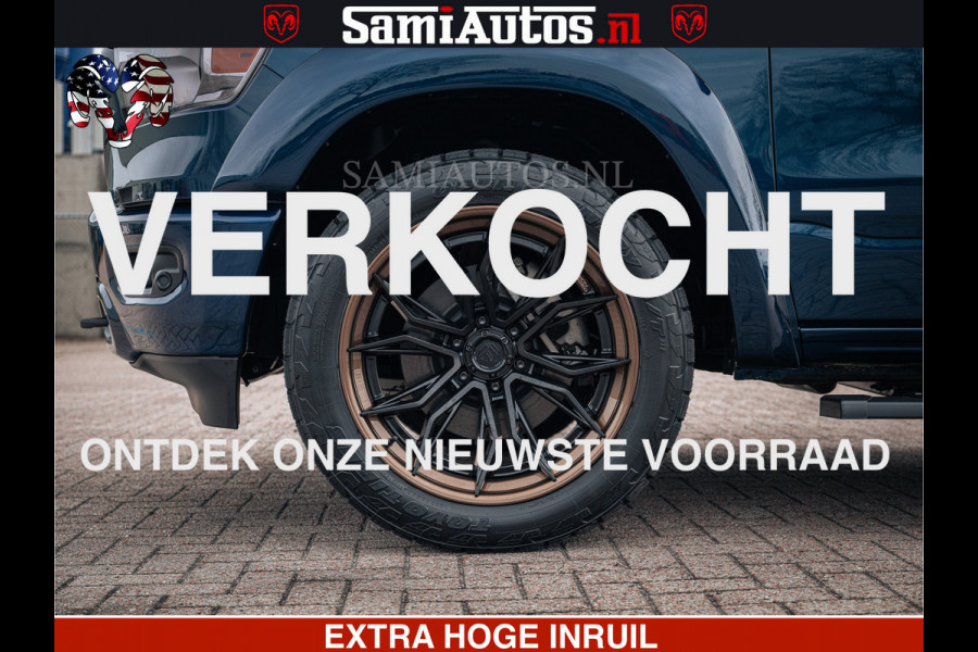 Dodge Ram SPORT | 5.7 V8 4x4 HEMI | PANORAMA DAK | GROOTSCHEM 12 INCH | LPG | Patriot Blue CREW CAB | DUBBELE CABINE | 5 PERSOONS | DC | VOORRAAD NR 2557 - 3328