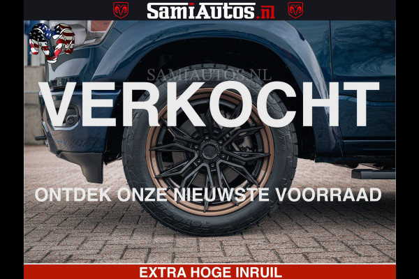 Dodge Ram SPORT | 5.7 V8 4x4 HEMI | PANORAMA DAK | GROOTSCHEM 12 INCH | LPG | Patriot Blue CREW CAB | DUBBELE CABINE | 5 PERSOONS | DC | VOORRAAD NR 2557 - 3328