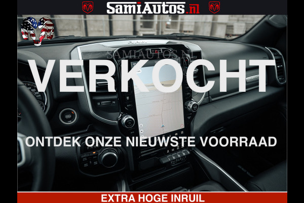 Dodge Ram SPORT | 5.7 V8 4x4 HEMI | PANORAMA DAK | GROOTSCHEM 12 INCH | LPG | Patriot Blue CREW CAB | DUBBELE CABINE | 5 PERSOONS | DC | VOORRAAD NR 2557 - 3328